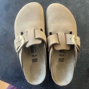 Boston Big Buckle Birkenstock Clogs